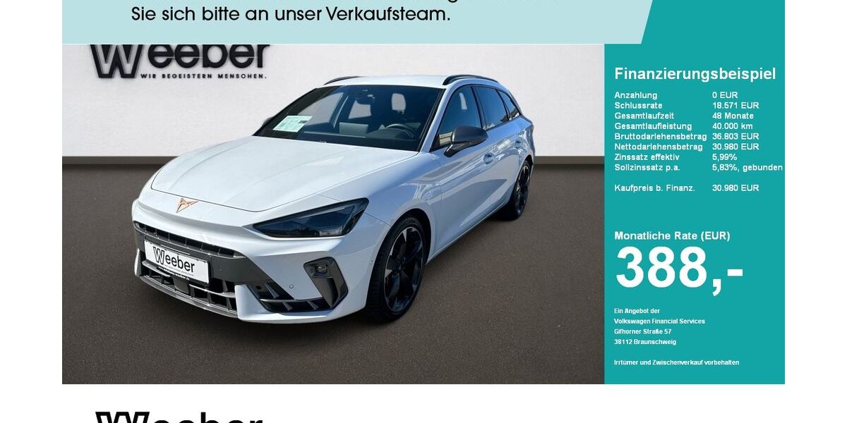 Cupra Leon 25.000 km 30.980 &euro; Weil der Stadt 71263