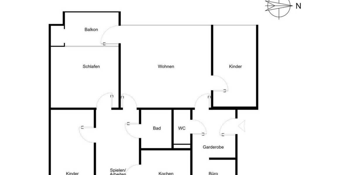 Etagenwohnung Bietigheim-Bissingen Bietigheim - 5 Zimmer, 97 m&sup2;, 289.000&euro; | Angebot:26451692
