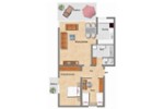 Terrassenwohnung Köngen - 3 Zimmer, 85 m&sup2;, 370.000&euro; | Angebot:27242174