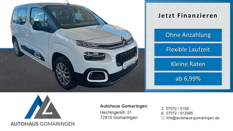 Citroen Berlingo 50.000 km 22.999 € Gomaringen 72810