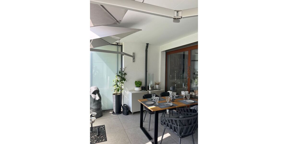 Exklusiv möbilierte 2-Zimmer-Erdgeschosswohnung mit Garten und Balkon - Appartement Stuttgart Berg | Angebot:27121143