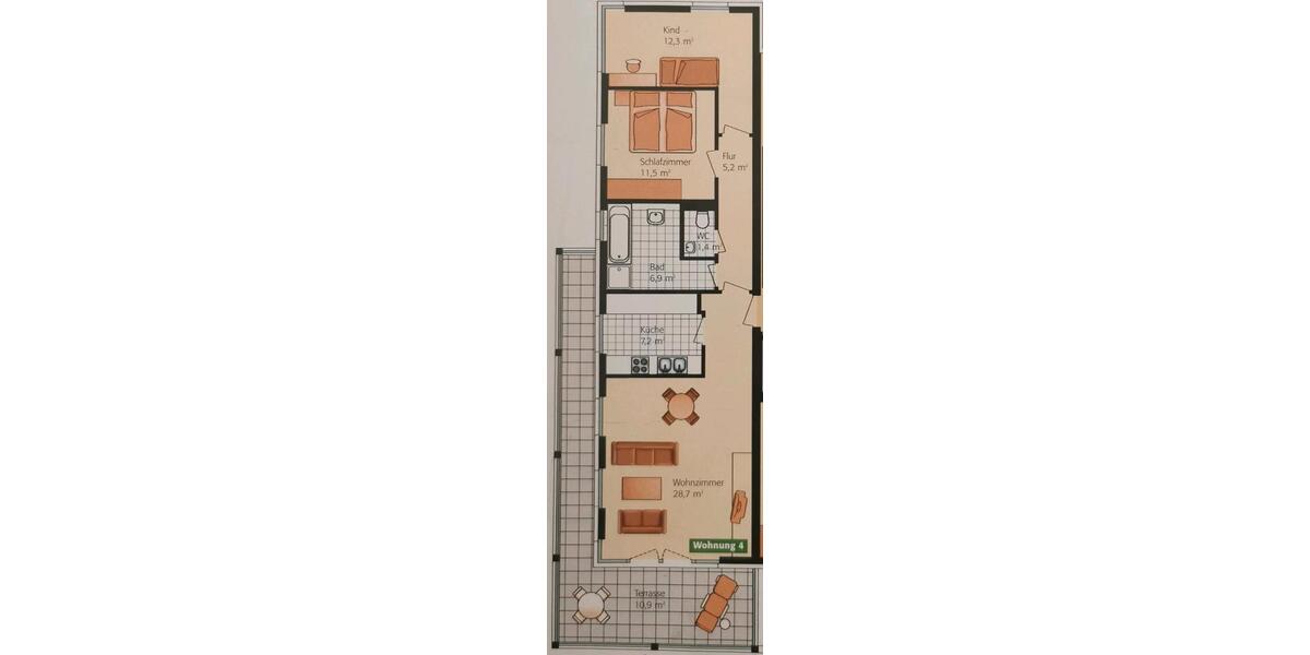 Etagenwohnung Ostfildern - 3 Zimmer, 84 m&sup2;, 505.000&euro; | Angebot:24829847