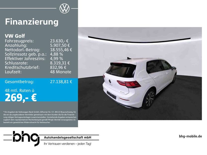 VW Golf 45.835 km 23.630 € Metzingen 72555