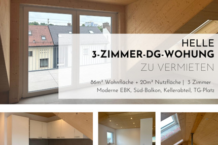 Wohnung Esslingen am Neckar Pliensauvorstadt - 3 Zimmer, 86 m&sup2;, 1.350&euro; | Angebot:24782185