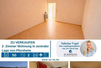Wohnung Pforzheim Oststadt - 2 Zimmer, 50 m&sup2;, 99.000&euro; | Angebot:25708111