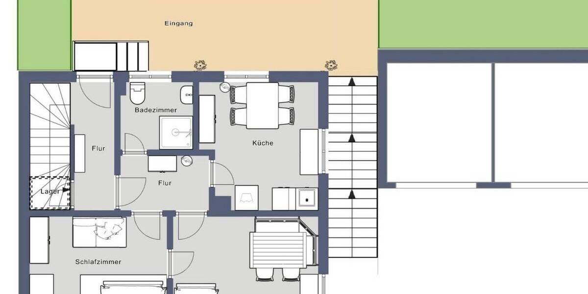 Etagenwohnung Ludwigsburg Poppenweiler - 6 Zimmer, 137 m&sup2;, 349.000&euro; | Angebot:24049972