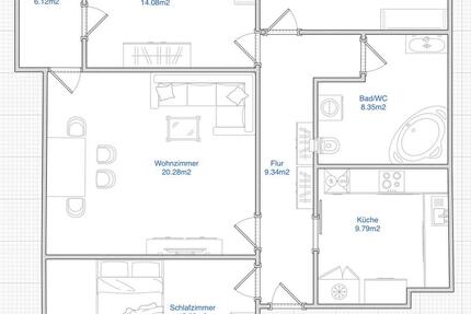 Etagenwohnung in Sondelfingen 4 zimmer