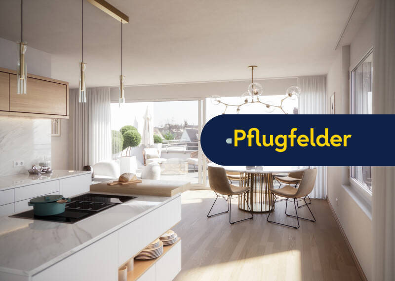 Helle 2-Zimmer-Wohnung mit Süd-Terrasse & Gartenanteil.