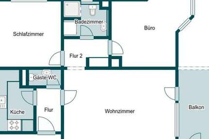 Wohnung Pforzheim Brötzingen - 3 Zimmer, 80 m&sup2;, 230.000&euro; | Angebot:25935834