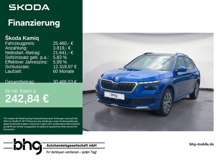 Skoda Kamiq 60.915 km 24.490 € Reutlingen 72770