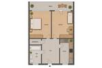 Etagenwohnung Stuttgart Heumaden Heumaden - 2 Zimmer, 56 m&sup2;, 840&euro; | Angebot:26846198