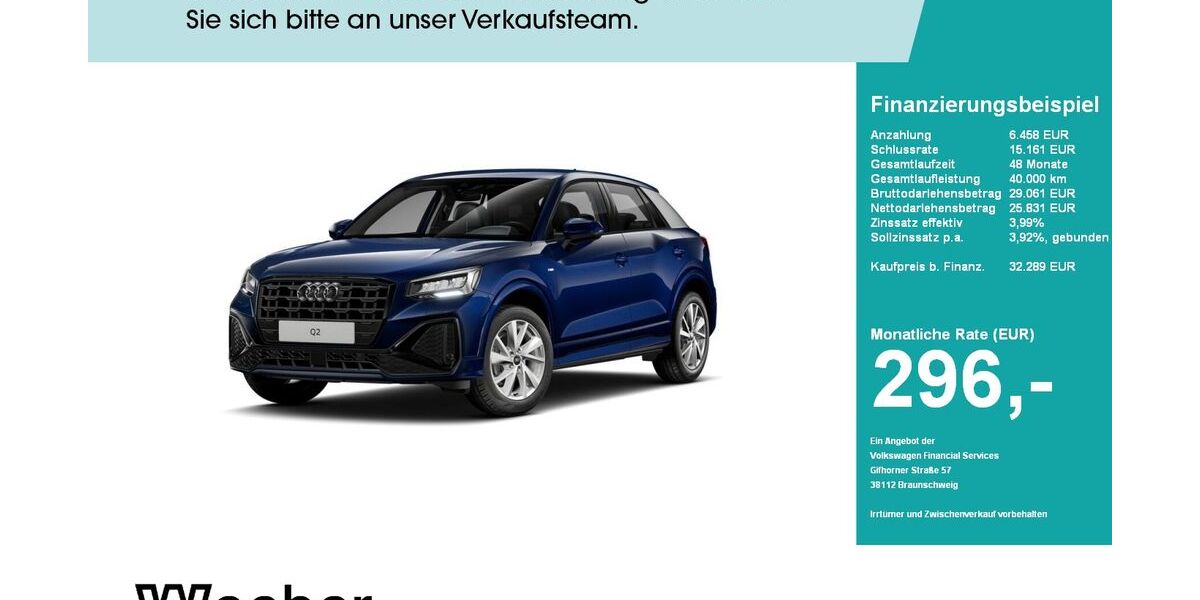 Audi Q2 23.462 km 31.890 &euro; Herrenberg 71083