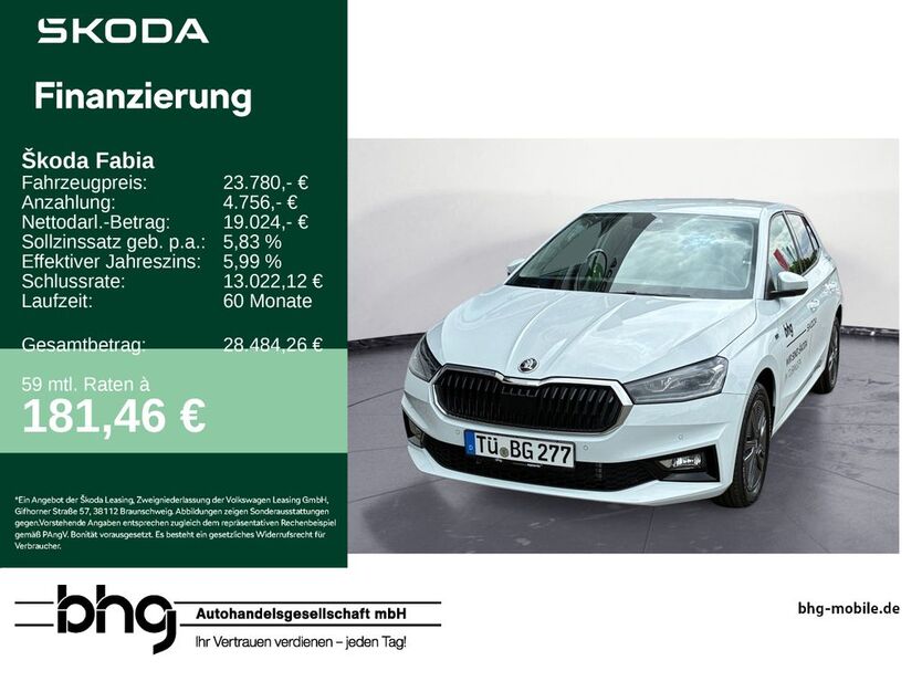 Skoda Fabia 5.122 km 23.780 € Tübingen 72072