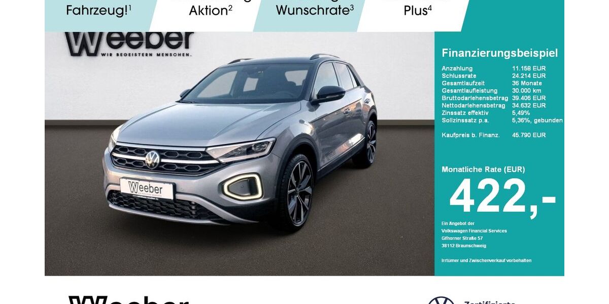 VW T-Roc 2.950 km 37.890 &euro; Calw 75365