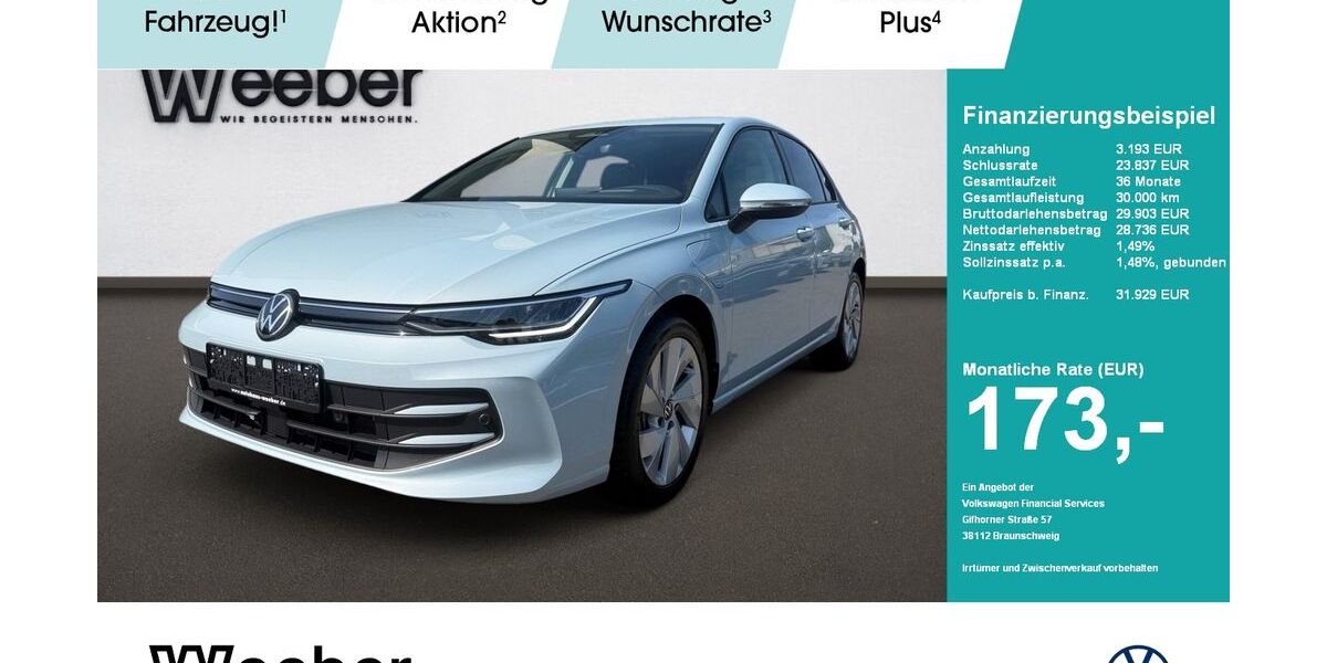 VW Golf 14.347 km 31.929 &euro; Weil der Stadt 71263