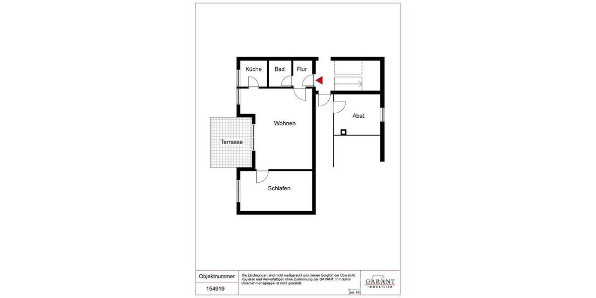 Etagenwohnung Wildberg - 2 Zimmer, 54 m&sup2;, 110.000&euro; | Angebot:22952099