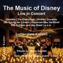 The Music of Disney Live in Concert Tribute by String Quartet im Lichterglanz 14.11.2026 Spitalhofsaal Reutlingen