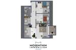Etagenwohnung Stuttgart / Rohracker Rohracker - 3 Zimmer, 57 m&sup2;, 237.000&euro; | Angebot:26851181