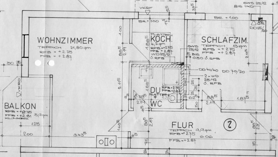 Etagenwohnung Leinfelden-Echterdingen Echterdingen - 2 Zimmer, 56 m&sup2;, 900&euro; | Angebot:24836853