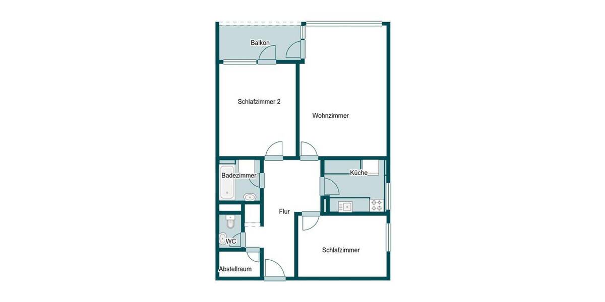 Etagenwohnung Sindelfingen Mitte - 3 Zimmer, 81 m&sup2;, 249.000&euro; | Angebot:26629459