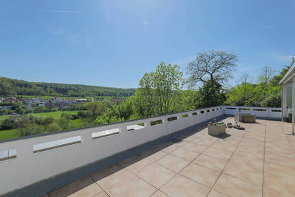 Traumhafte Terrasse mit Aussicht ins Grüne!