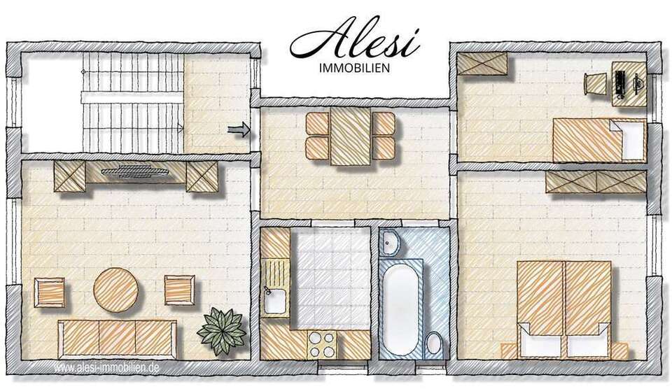 Wohnung zum Kaufen in Stuttgart 250.000 € 60 m²
