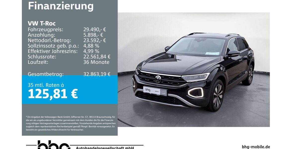 VW T-Roc 26.253 km 29.490 &euro; Reutlingen 72770