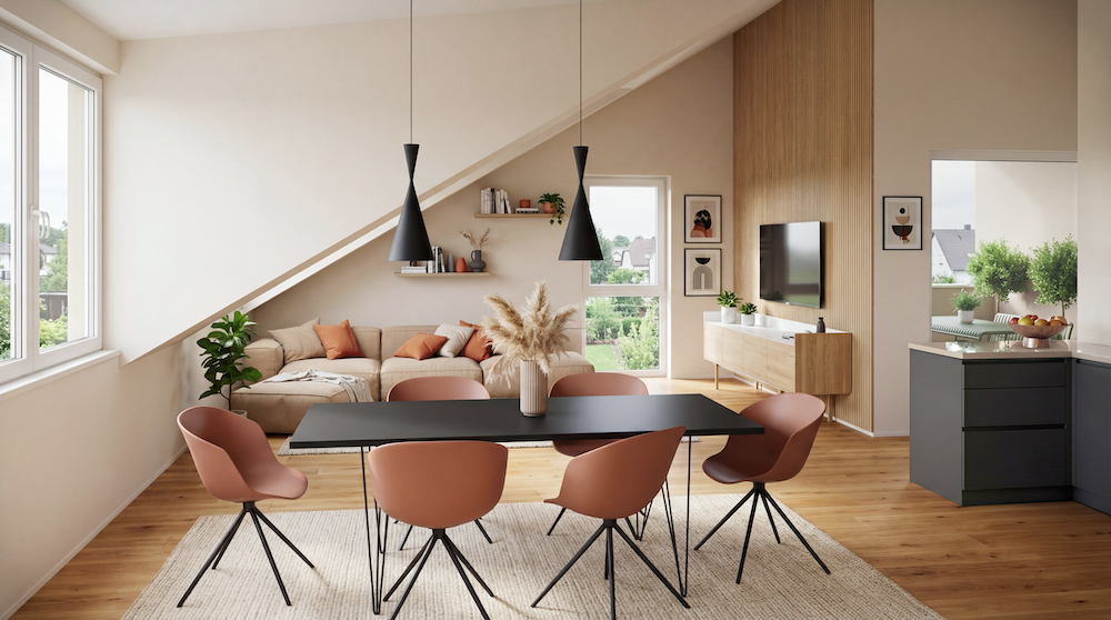 Etagenwohnung Leonberg - 3 Zimmer, 79 m&sup2;, 494.500&euro; | Angebot:25900101