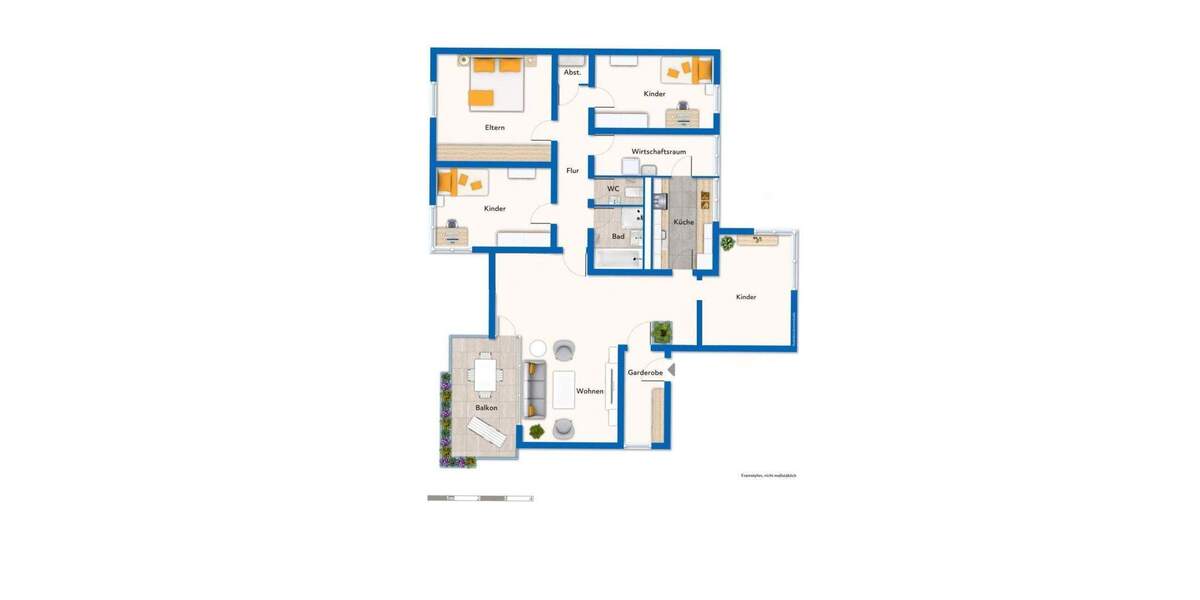 Etagenwohnung Esslingen Sulzgries - 5 Zimmer, 124 m&sup2;, 539.000&euro; | Angebot:25755931