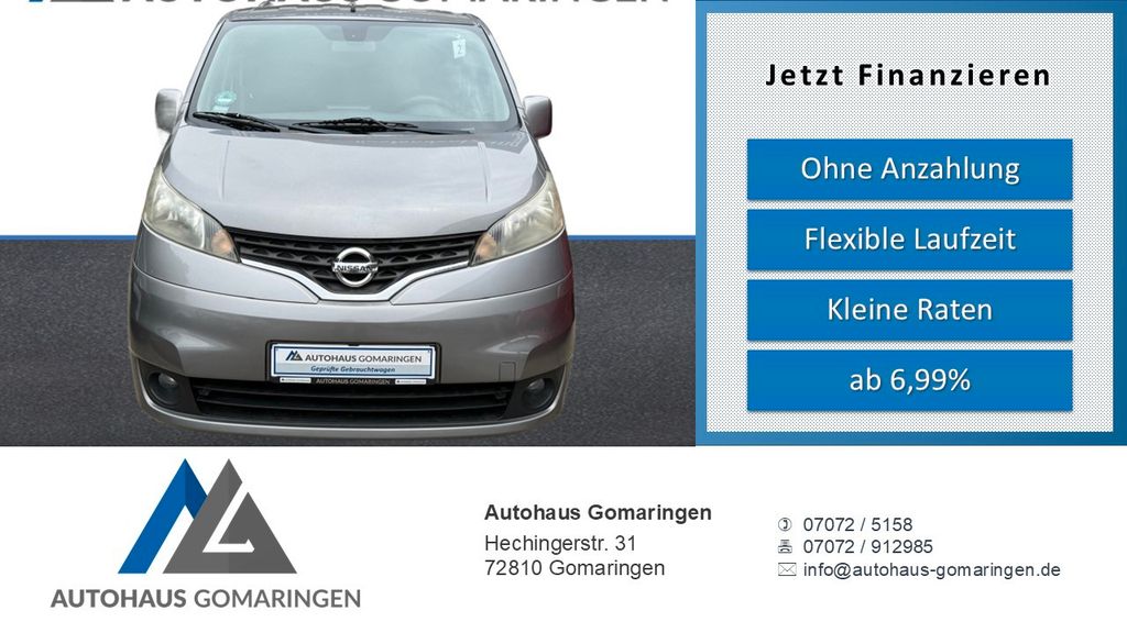 Nissan NV200 84.000 km 12.999 &euro; Gomaringen 72810