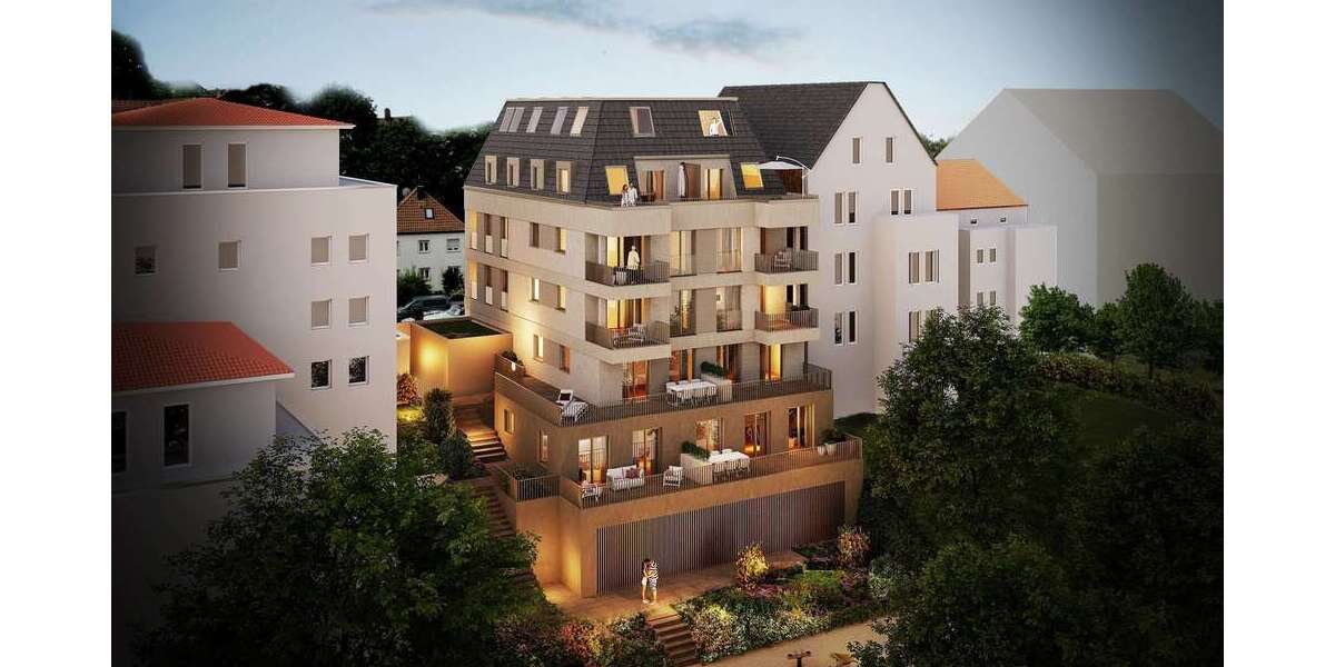 Etagenwohnung Ludwigsburg Eglosheim - 2 Zimmer, 43 m&sup2;, 314.000&euro; | Angebot:26719719