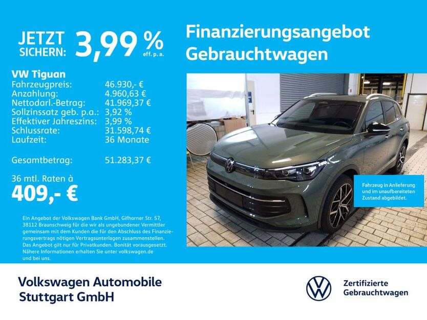 VW Tiguan 10.693 km 46.930 € Stuttgart-Feuerbach 70469