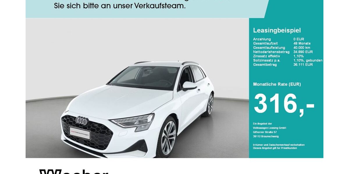 Audi A3 7.196 km 33.780 &euro; Herrenberg 71083
