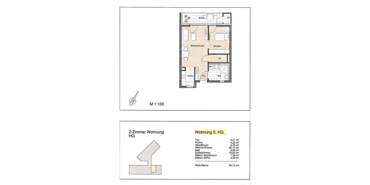 Erdgeschoßwohnung Kornwestheim - 2 Zimmer, 54 m&sup2;, 268.100&euro; | Angebot:27261727