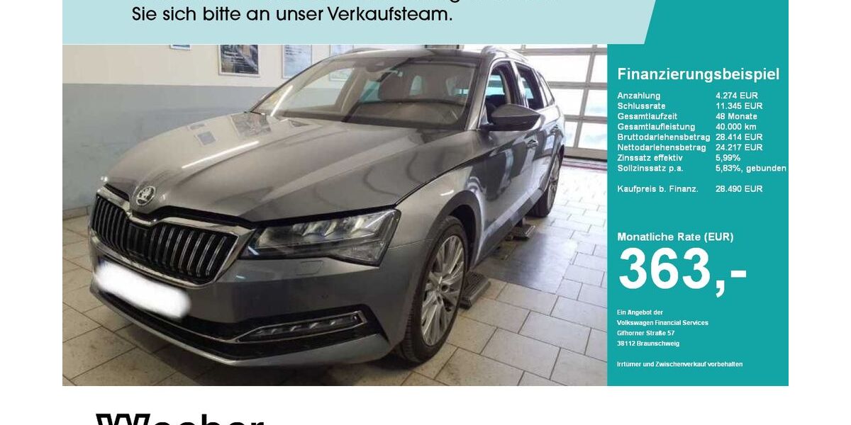Skoda Superb 53.528 km 28.490 &euro; Calw 75365