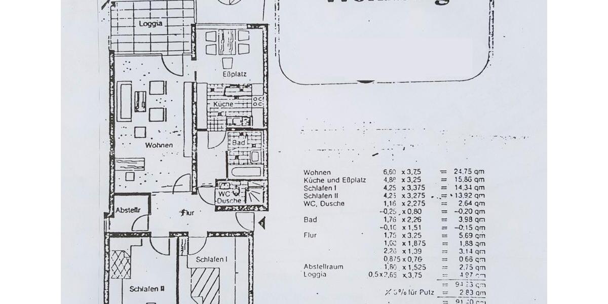 Erdgeschoßwohnung Steinenbronn - 3.5 Zimmer, 91 m&sup2;, 320.000&euro; | Angebot:26131560
