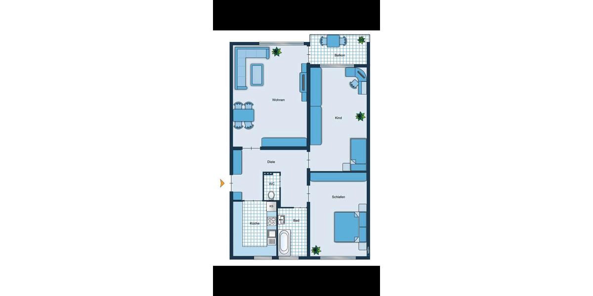 Etagenwohnung Schönaich - 3 Zimmer, 71 m&sup2;, 315.000&euro; | Angebot:24472356