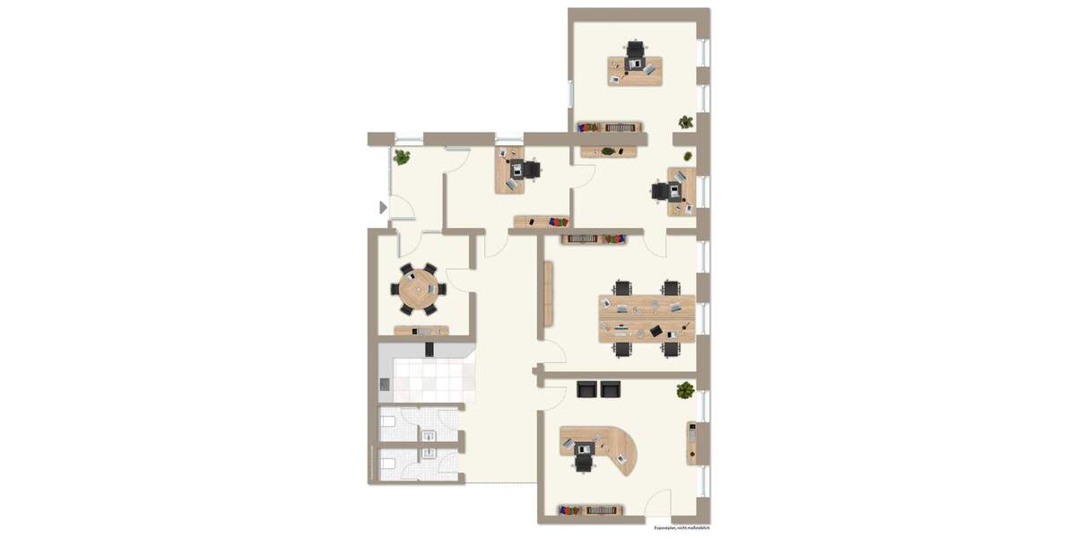 Großzügige Büroeinheit in repräsentativer Lage von Ludwigsburg 5 zimmer