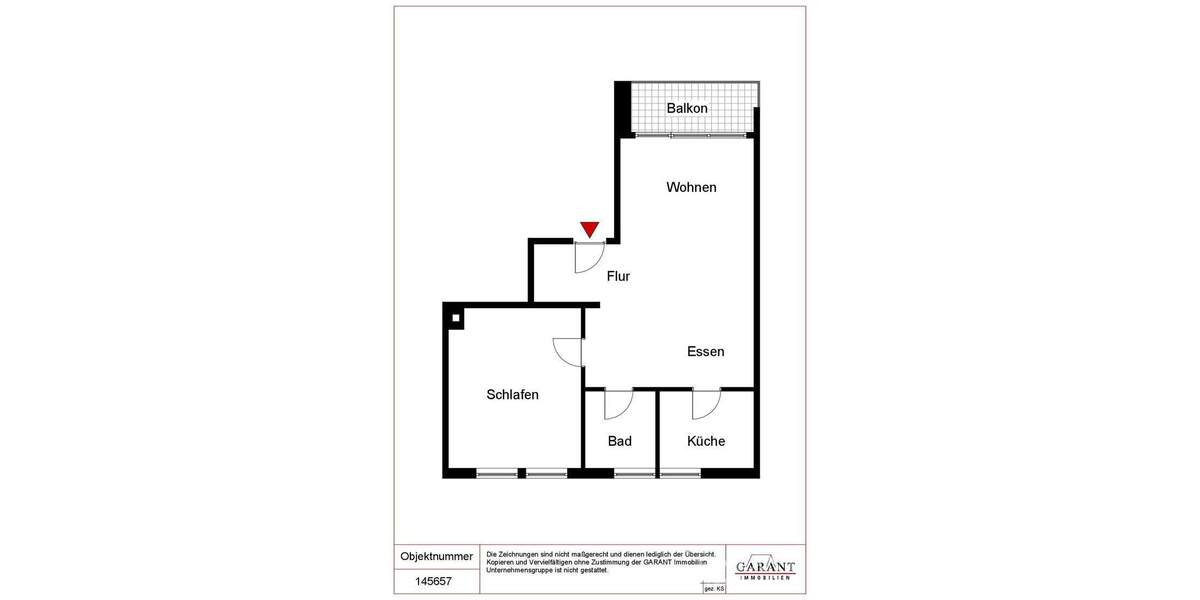 Dieses Appartement mit offenem Grundriss möchte mit neuem Leben erfüllt werden! 2 zimmer