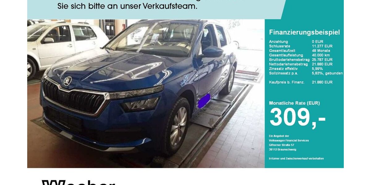 Skoda Kamiq 45.936 km 21.880 &euro; Leonberg 71229