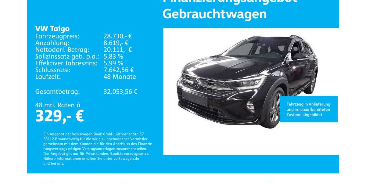 VW Taigo 5.961 km 28.730 &euro; Stuttgart-Feuerbach 70469