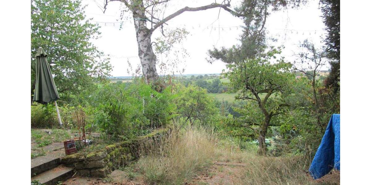 Herrliches Wochenendgrundstück mit bester Aussicht - zwei Brunnen, Baumbestand, aufteilbar in 2 oder drei Flächen, Südhang, teilbar zimmer