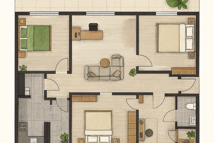 Wohnung zum Mieten in Esslingen 1.800 € 147 m² 6 zimmer