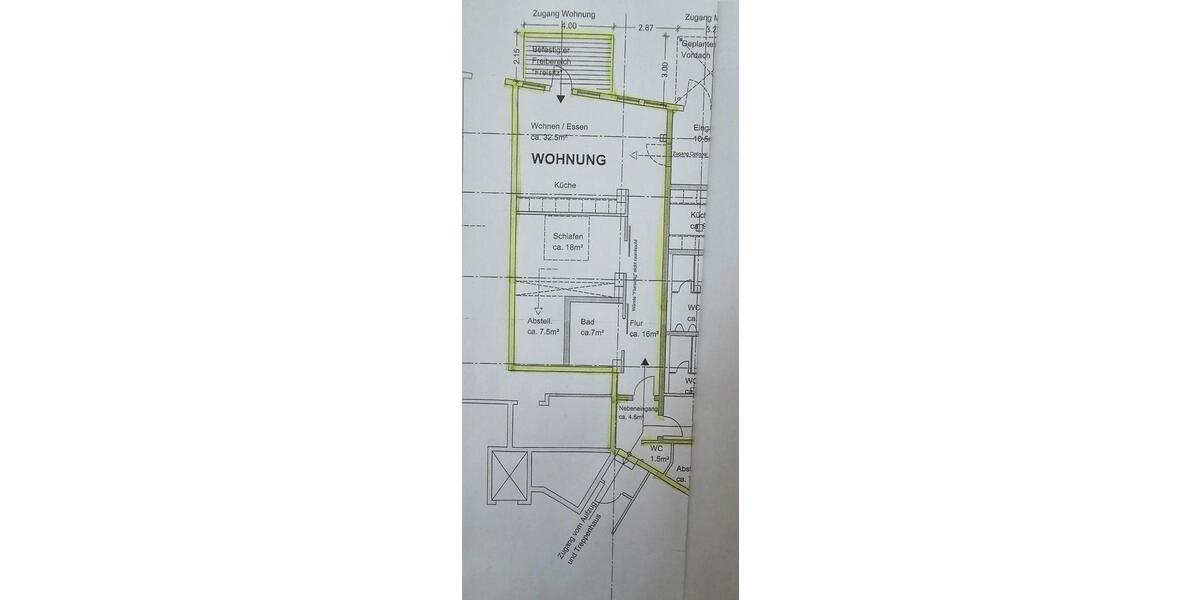 Erdgeschoßwohnung Riederich - 1.5 Zimmer, 195.000&euro; | Angebot:23116395