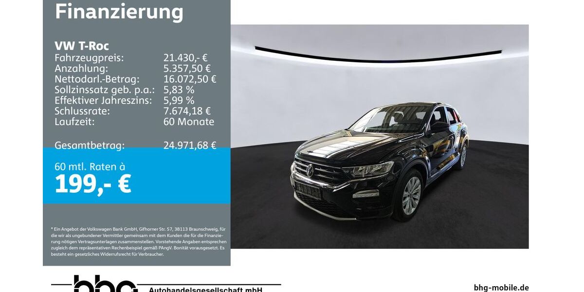 VW T-Roc 108.685 km 20.960 &euro; Reutlingen 72770