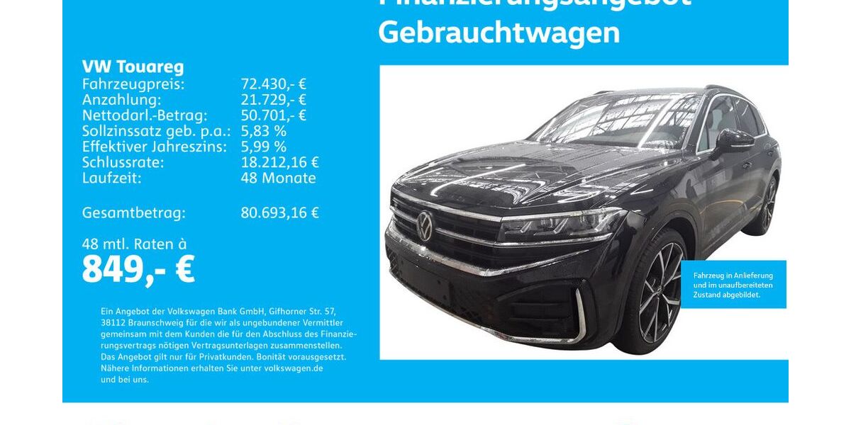 VW Touareg 32.173 km 72.430 &euro; Stuttgart-Feuerbach 70469