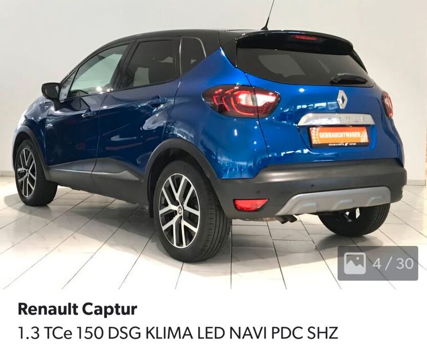 Renault Captur 75.000 km 15.490 € Stuttgart 70329