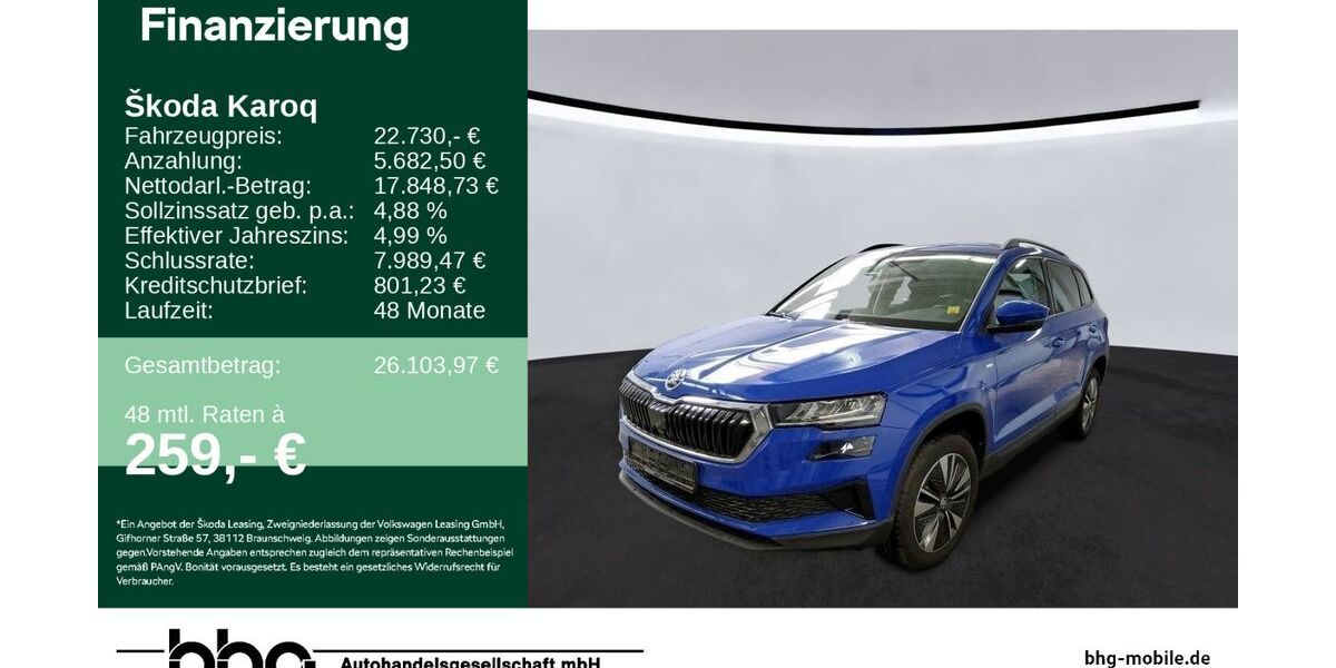 Skoda Karoq 78.749 km 22.730 &euro; Reutlingen 72770