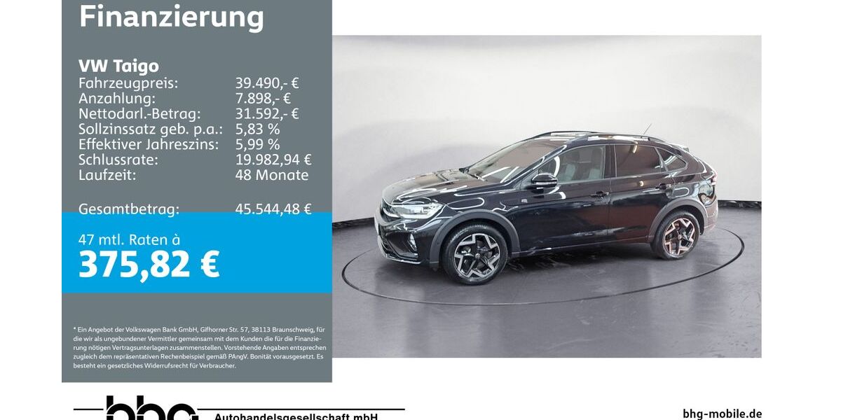VW Taigo 5.346 km 39.490 &euro; Reutlingen 72770