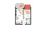 Stilvolle und moderne 2-Raum-DG-Wohnung mit EBK in Freiberg am